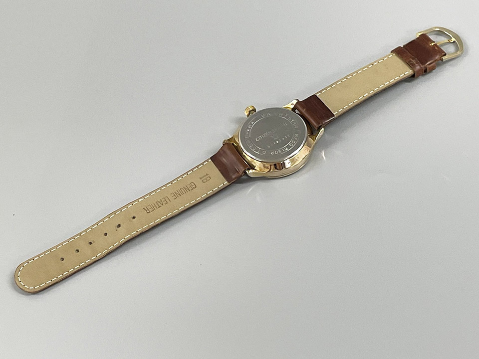 CITIZEN シチズン セブン SEOG 51302-C 金張りケース 23石 ヴィンテージ 手巻き 稼働 デイデイト パラウォーター メンズ 腕時計の画像5