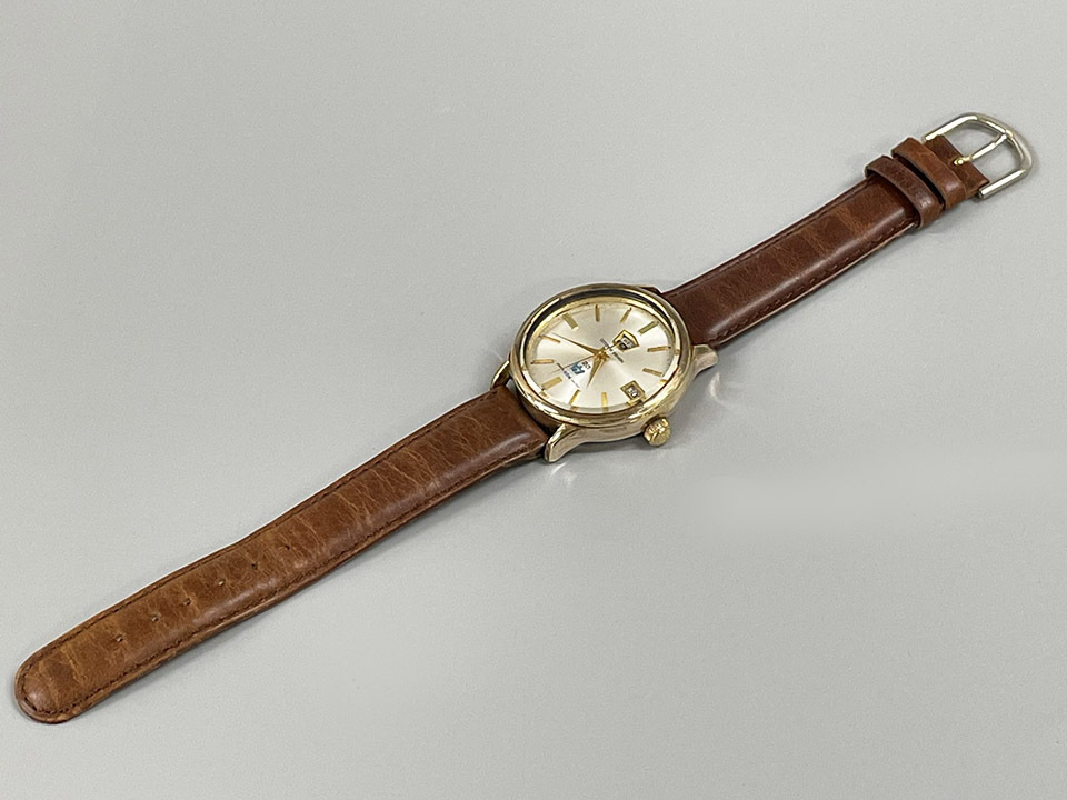 CITIZEN シチズン セブン SEOG 51302-C 金張りケース 23石 ヴィンテージ 手巻き 稼働 デイデイト パラウォーター メンズ 腕時計の画像8
