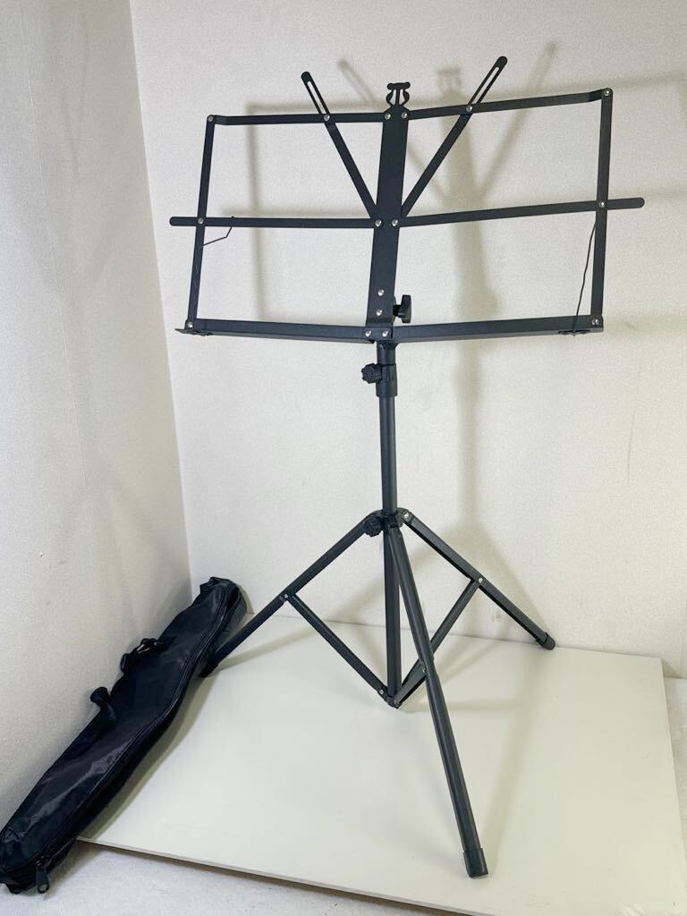 [ unused storage goods ] music stand musical score stand folding light weight compact music stand steel made musical score establish sack attaching 