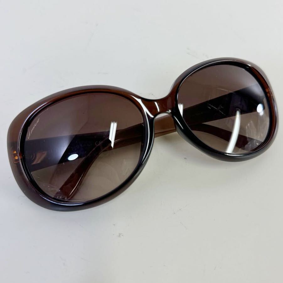 GUCCI グッチ GG3594/K/S W7LD8 59□17 135- ブラウン　ゴールド　セルフレーム　サングラス　メガネ　眼鏡　中古　美品　gg24451