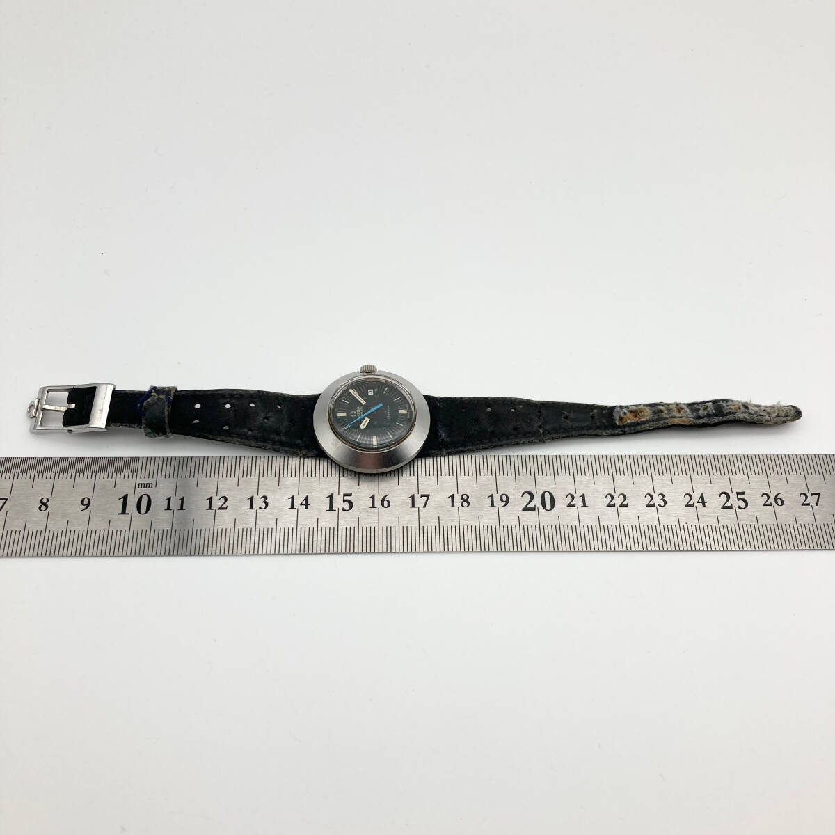 1円 不動品 OMEGA GENEVE オメガ ジュネーブ TOOL 102 自動巻き オートマ デイト レディース 腕時計 EF0150の画像6