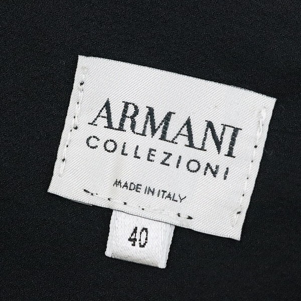  внутренний стандартный товар *ARMANI COLLEZIONI Armani ko let's .-ni стрейч безрукавка One-piece чёрный черный 40