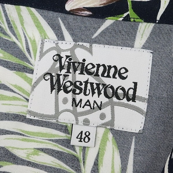 ◆Vivienne Westwood MAN  Vivienne Westwood  ...  цветы   рукоятка  ... вышивание    открытый  цвет  ...  рубашка    синий   военно-морской флот  48