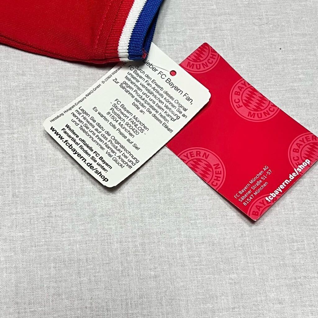 未使用品 サッカー ブンデスリーガ FC Bayern Munchen バイエルンミュンヘン オフィシャル商品 半袖 ポロシャツ 鹿の子編み ロゴ刺繍の画像6