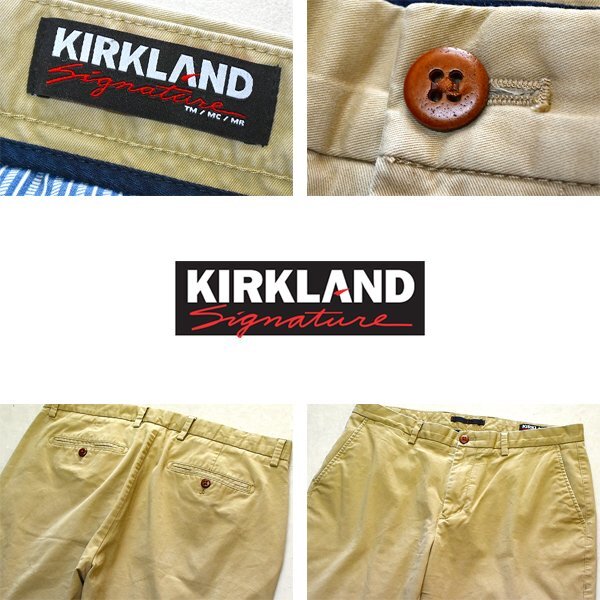 1 point thing * car Clan doKIRKLAND big size chinos old clothes men's 36 lady's OK American Casual 90s Street / sport Mix wide pants used XXL372474