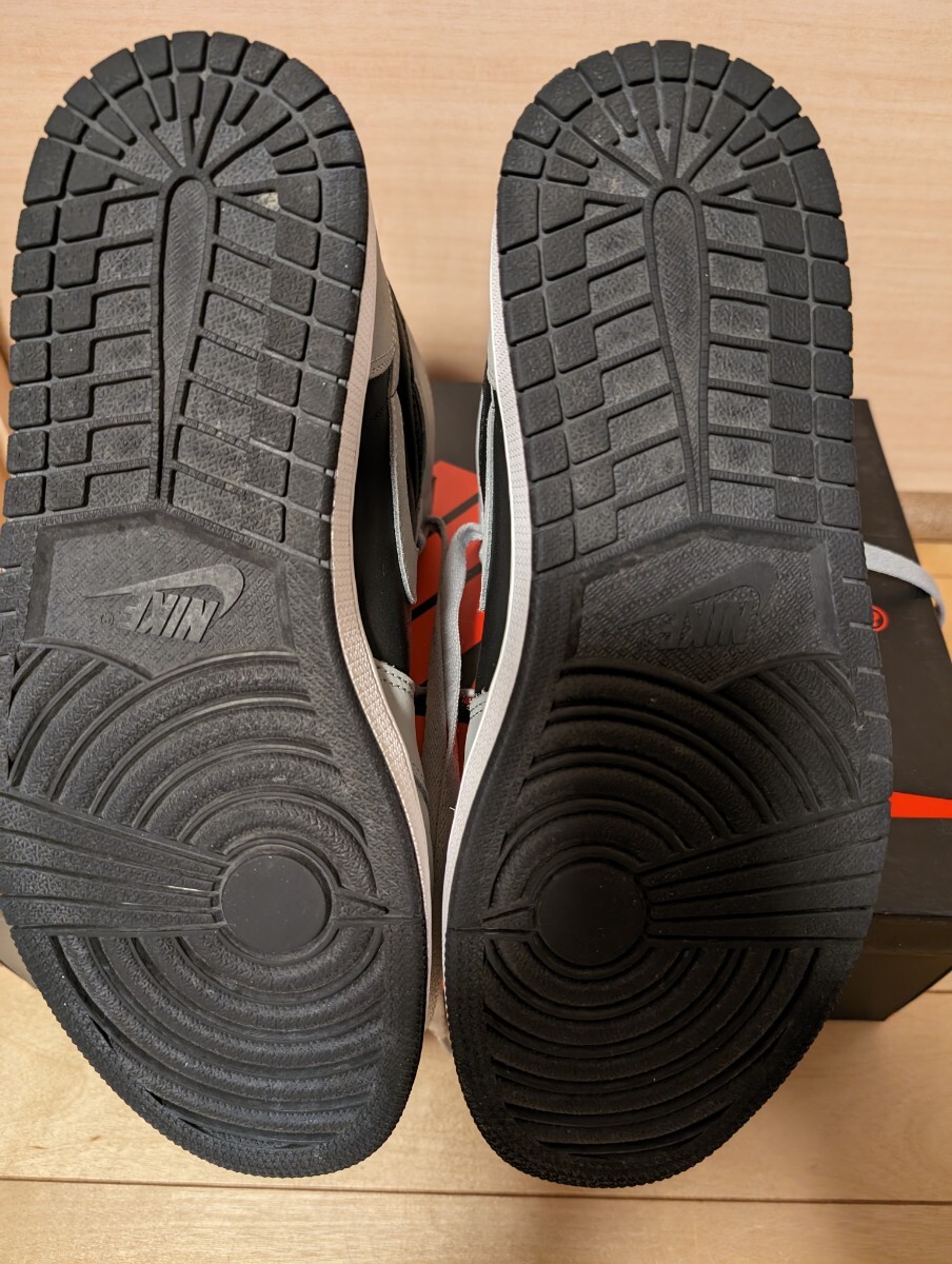 28㌢美品 Nike Air Jordan 1 OG Shadow 2.0 ナイキ ジョーダン シャドウの画像7
