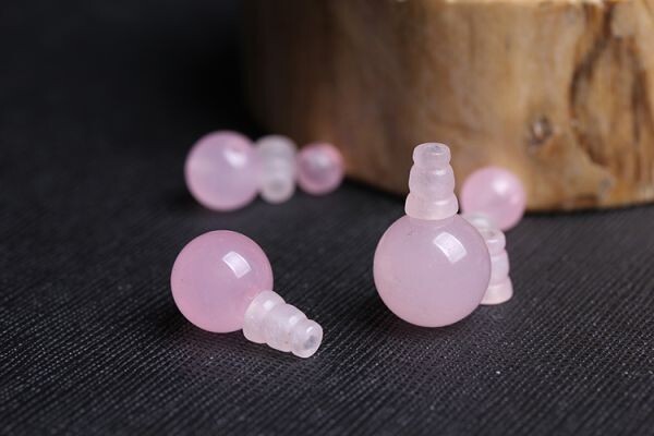 [EasternStar] international shipping parent sphere .. beads for parts DIY T hole bosa beads set ( each 1 piece ) rose quartz sphere diameter 6mm