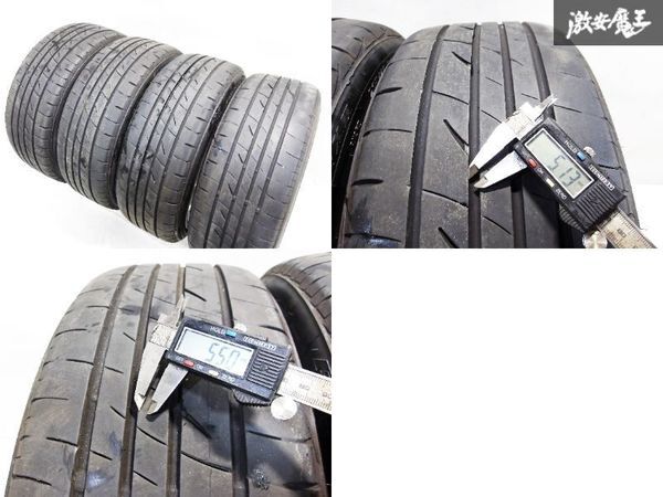 ●程度良好！ BRIDGESTONE AVANGRADE AVG-T072 プリウス にて 18インチ 7.5J +48 PCD 100 5穴 215/40R18 4本 2022年 86 BRZ インプレッサの画像9