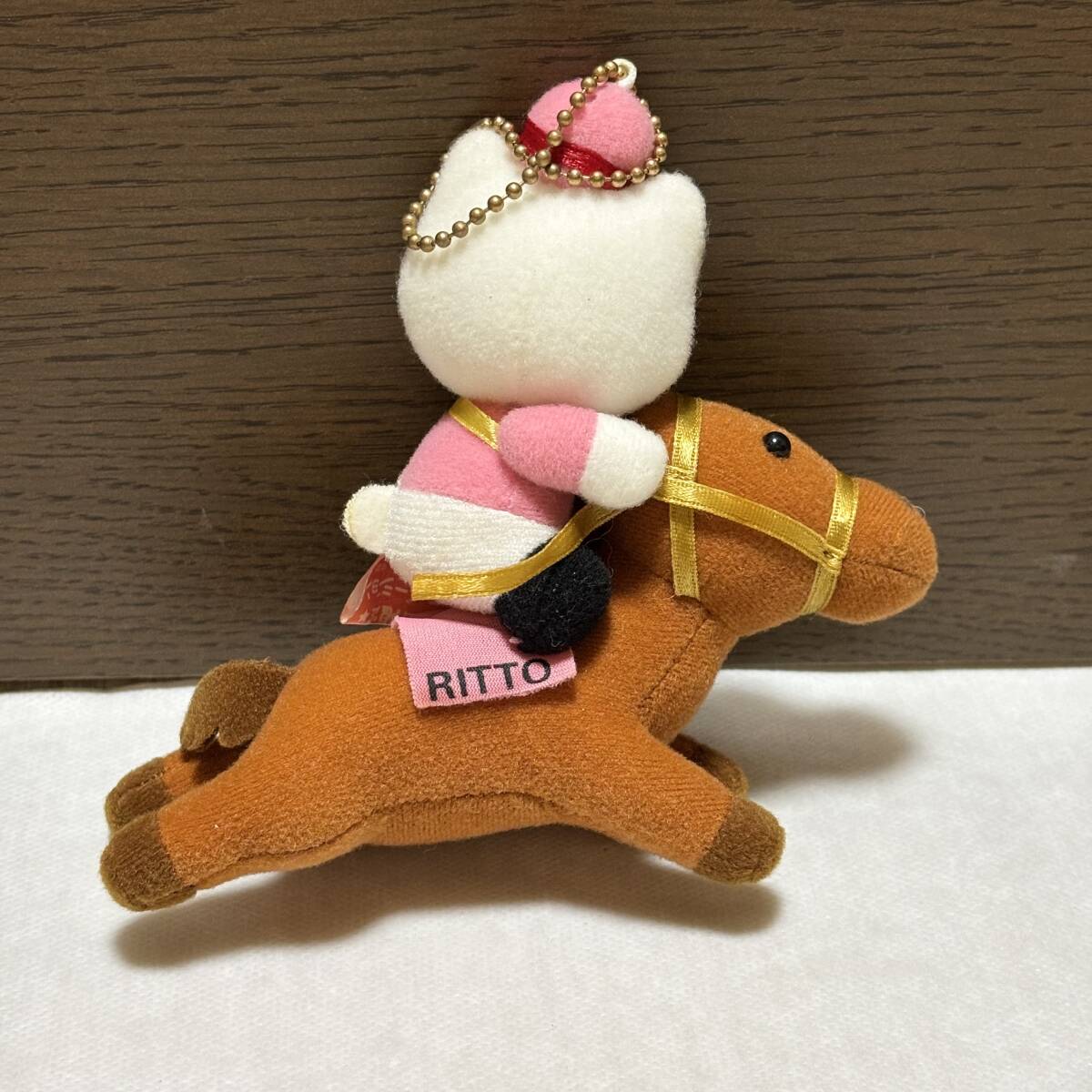  ultra rare Hello Kitty . present ground Kitty soft toy Shiga chestnut higashi limitation mascot paul (pole) chain 