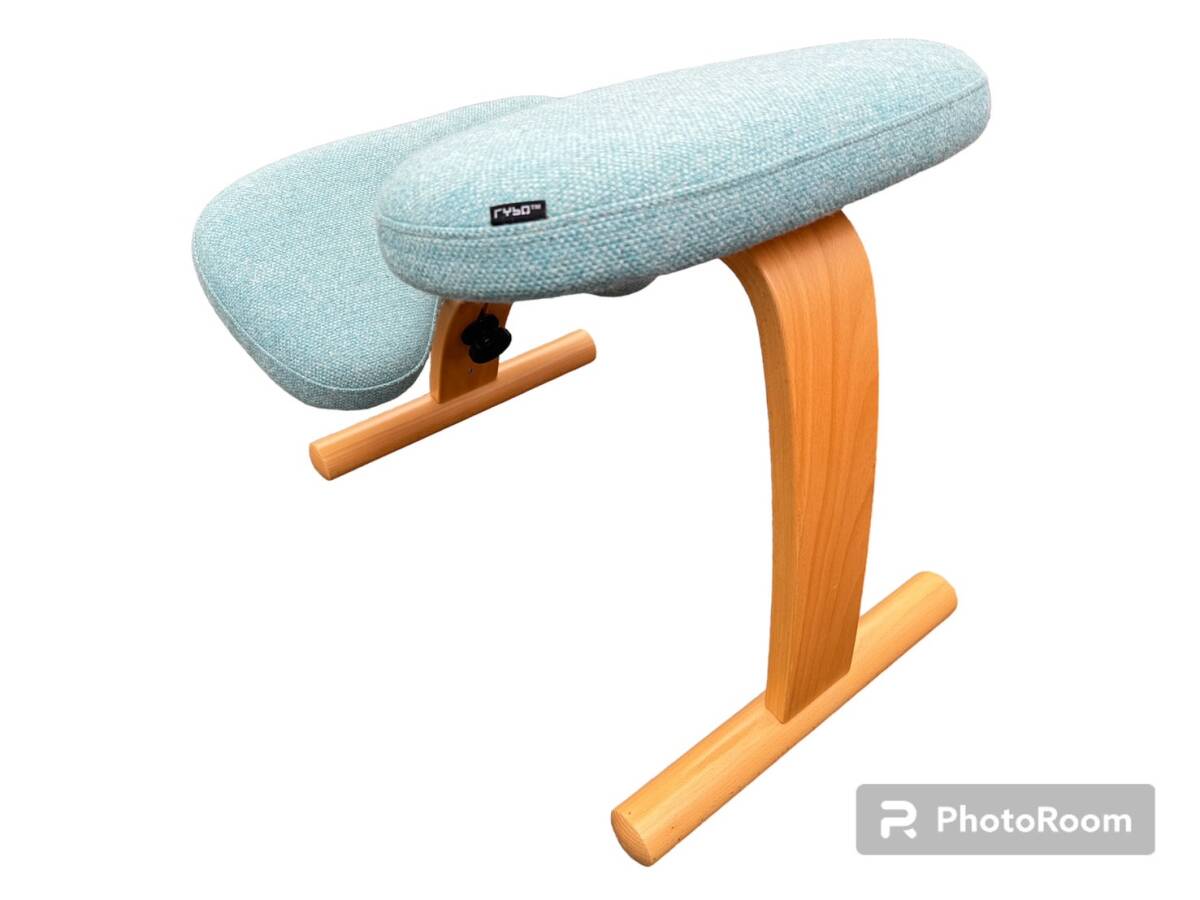 Rybo リボ Balans EASY バランス イージー チェア 学習 椅子 姿勢矯正　水色_画像4
