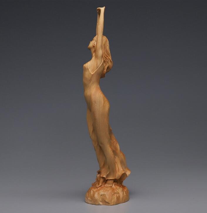 木彫 置物 裸女像 美人像 女性像_画像4