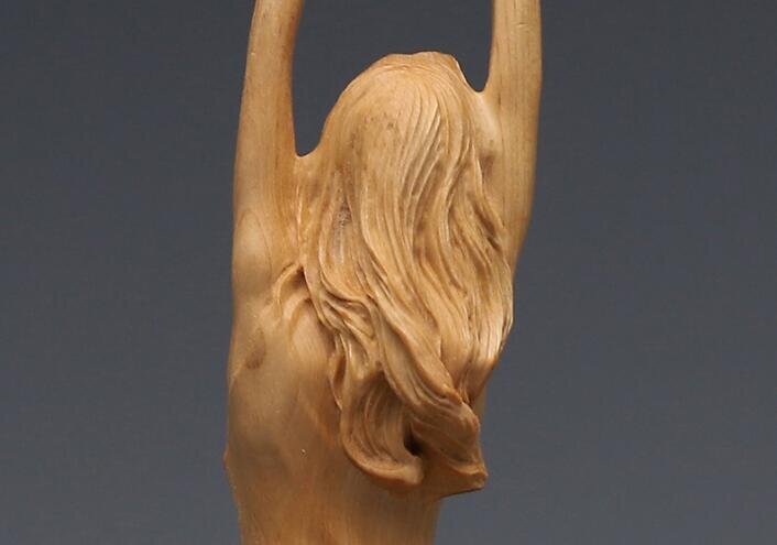 木彫 置物 裸女像 美人像 女性像の画像5