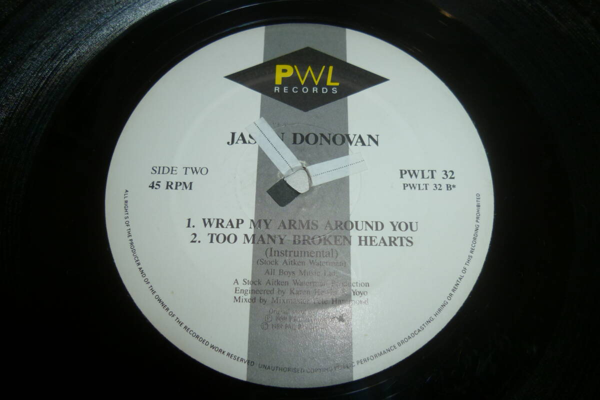  12” JASON DONOVAN // TOO MANY BROKEN HEARTSの画像5