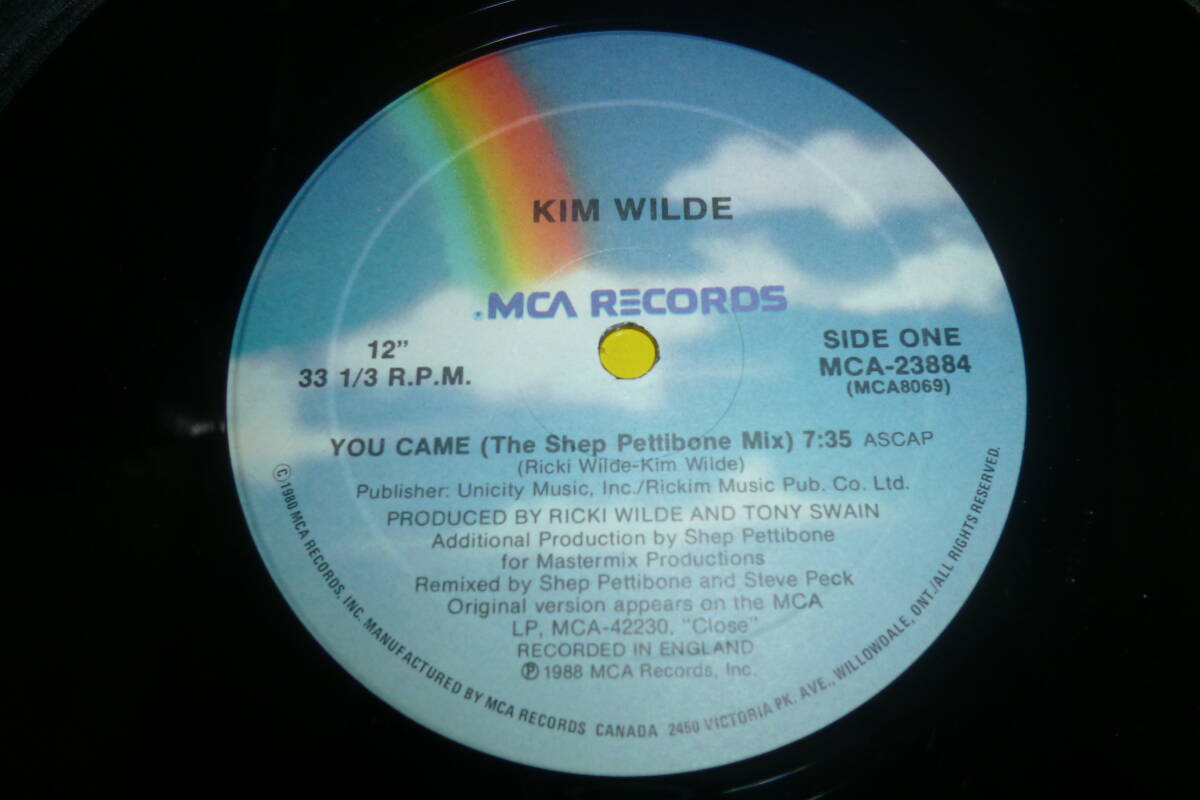 The Shep Pettibone Mix ) 12” KIM WILDE // YOU CAME の画像4