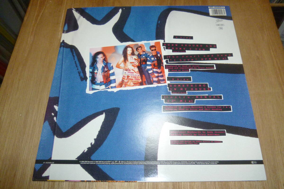 良好品） 12” DEAD OR ALIVE // Turn Around And Count 2 Ten の画像3