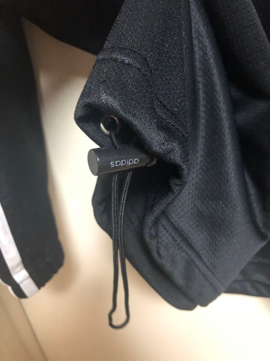 adidas トラックジャケット ジャージ メンズ 古着 トレフォイル 刺繍 ブラック 黒 90s 80s ビンテージ