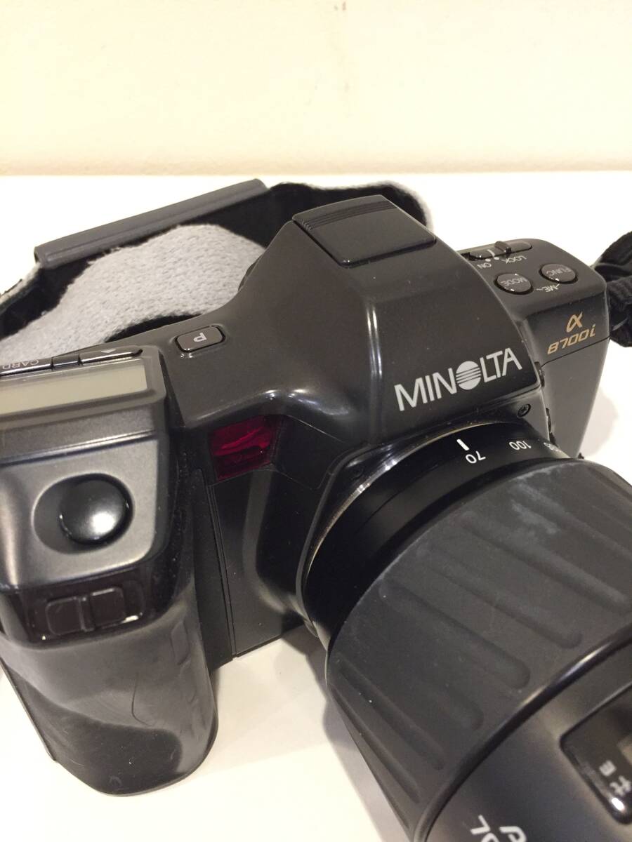 【CR-01】一眼カメラ レンズなど まとめ売り！MINOLTA a8700i フィルム一眼カメラ/MINOLTA ZOOMxi AF28-80レンズ など 動作未確認の画像3
