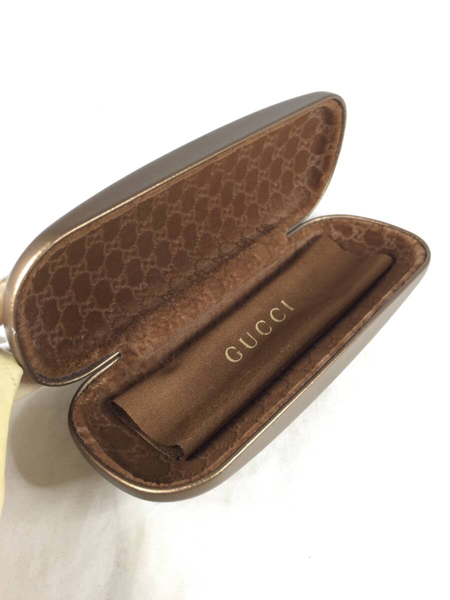 【中古・美品】GUCCI グッチ 9692/J EEV 54□15-140 メガネフレーム ※度入りレンズ付き 付属品あり メンズ レディース メガネ アイウェア_画像9