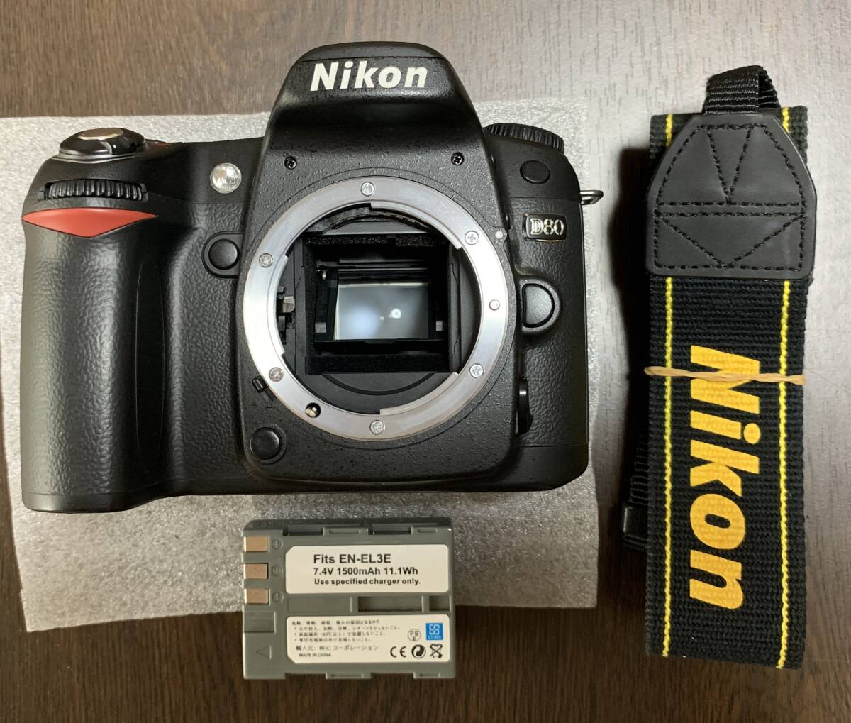 ●○B Nikon D80　シャッター回数12673回 動作確認 中古品 B○●_画像1