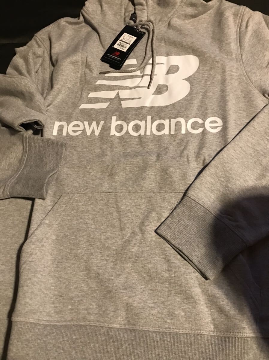 New balanceニューバランス パーカー グレー サイズUS L