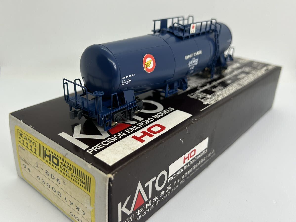 KATO タキ43000 (アオ) 【1-806】 HOゲージ 2両 Yahoo!オークション - KATO 1-806 HOゲージ タキ43000(アオ)