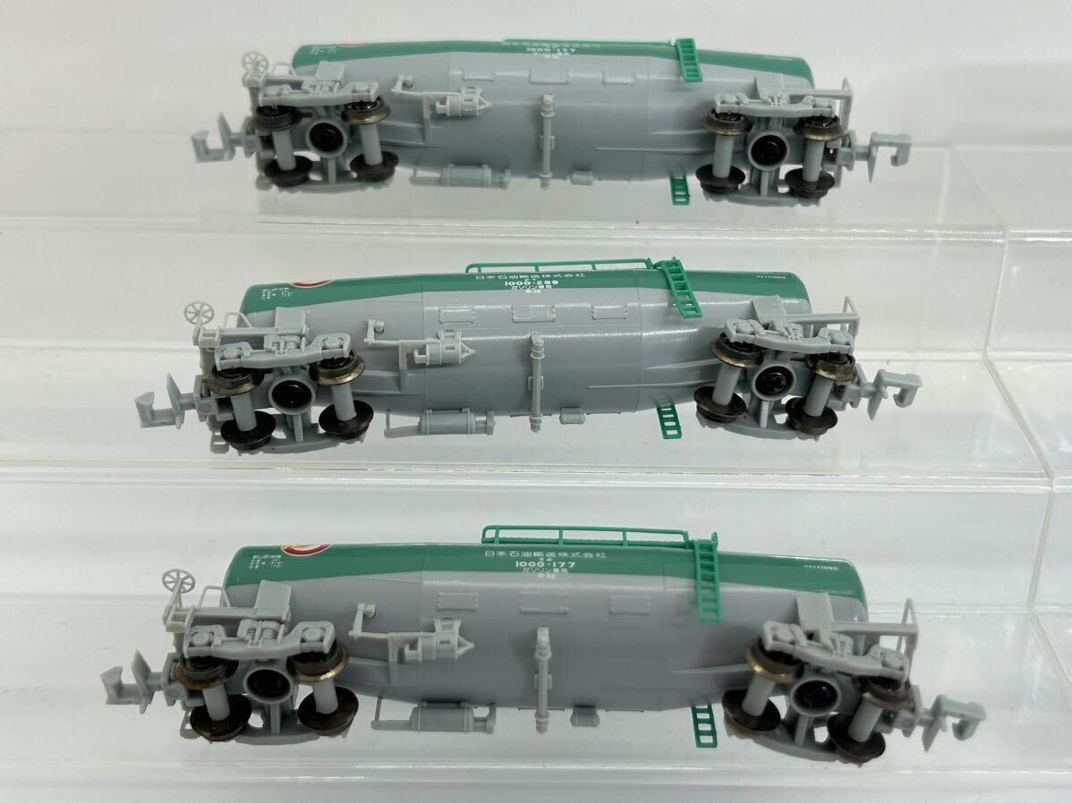 マイクロエース A3121 4軸タンク貨車 タキ1000形・日本石油輸送グリーン (2両入) 計6両の画像5
