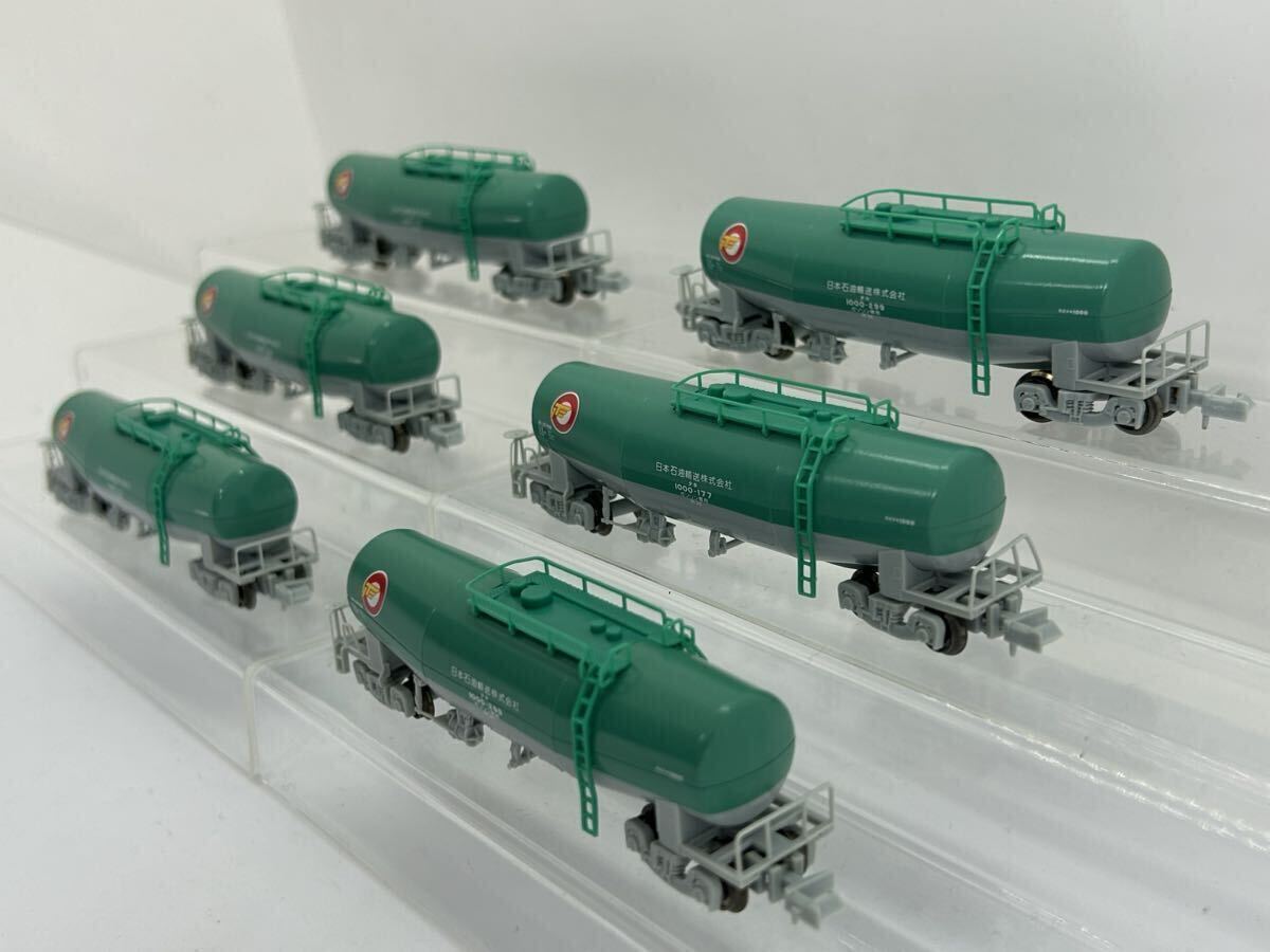 マイクロエース A3121 4軸タンク貨車 タキ1000形・日本石油輸送グリーン (2両入) 計6両の画像4