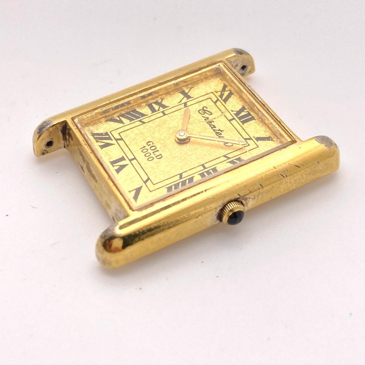 Createur クレアトゥール GOLD 1000 IS201 SV925 K24 G.F アンティーク レディース腕時計 ジャンク4-74-Cの画像2