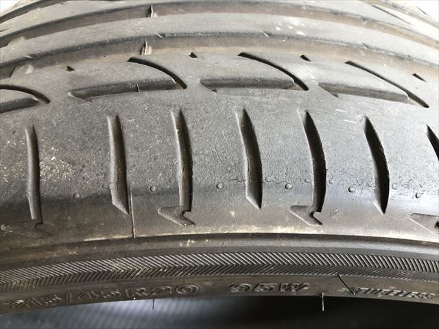 激安中古タイヤ　前後用　　215/45R20 95W / 245/40R20 99W BS POTENZA S001 ☆　 18年製　　4本_画像9