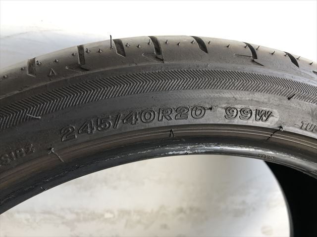 激安中古タイヤ　前後用　　215/45R20 95W / 245/40R20 99W BS POTENZA S001 ☆　 18年製　　4本_画像7