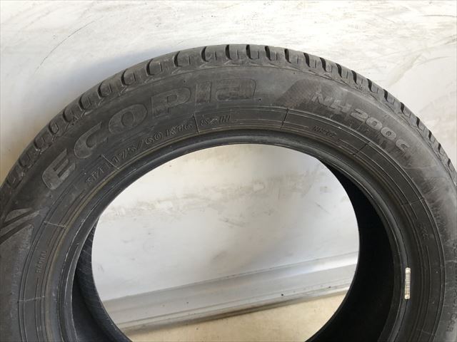 激安中古タイヤ　　175/60R16 82H BS ECOPIA NH200C 22年製　　2本_画像5