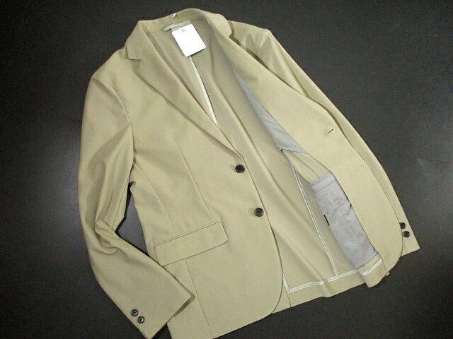  spring summer V new goods unused! United Arrows tailored jacket . wrinkle stretch beige M size UNITED ARROWS Arrows 