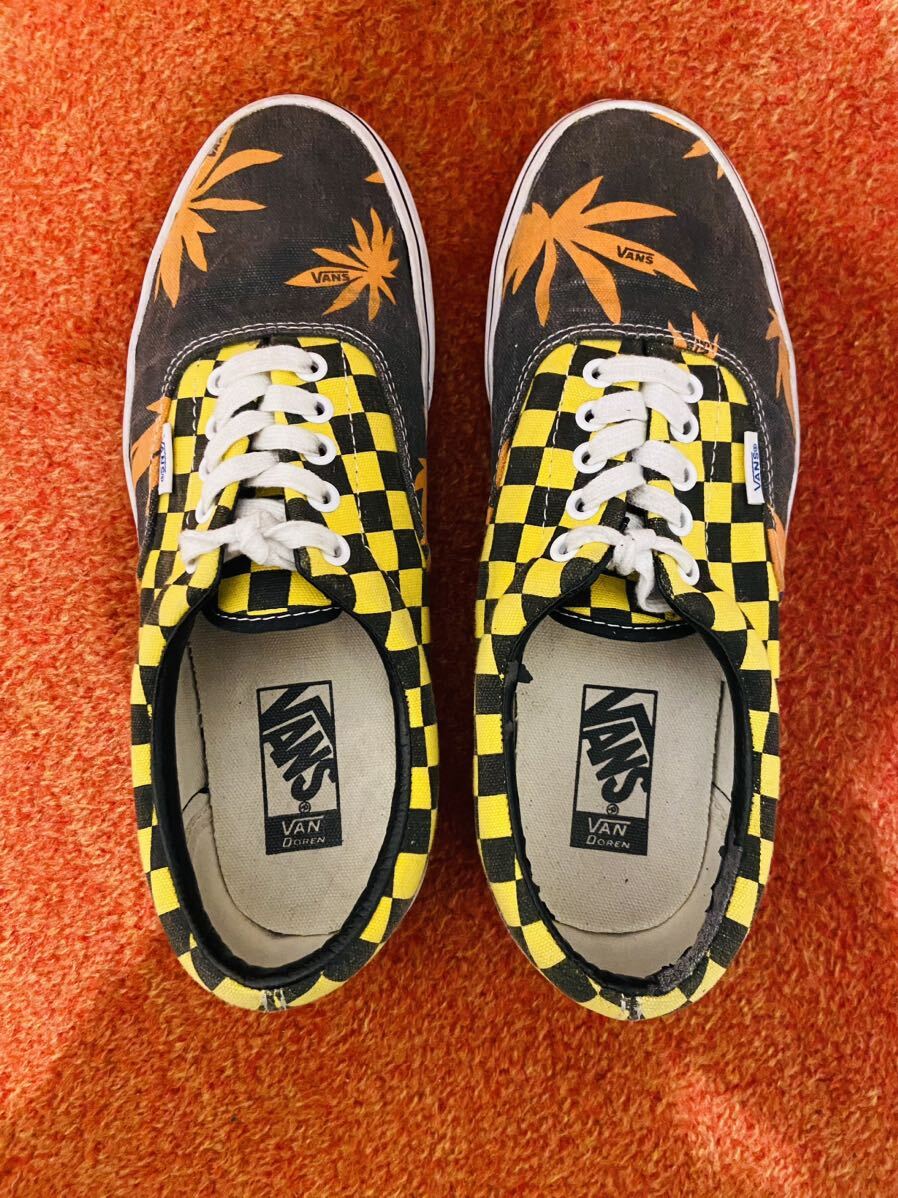 ビンテージ VANS DOREN・VANS HEMP・バンズ チェッカーフラッグ スニーカー・authentic・ERA・デッキシューズ・検索用_画像4