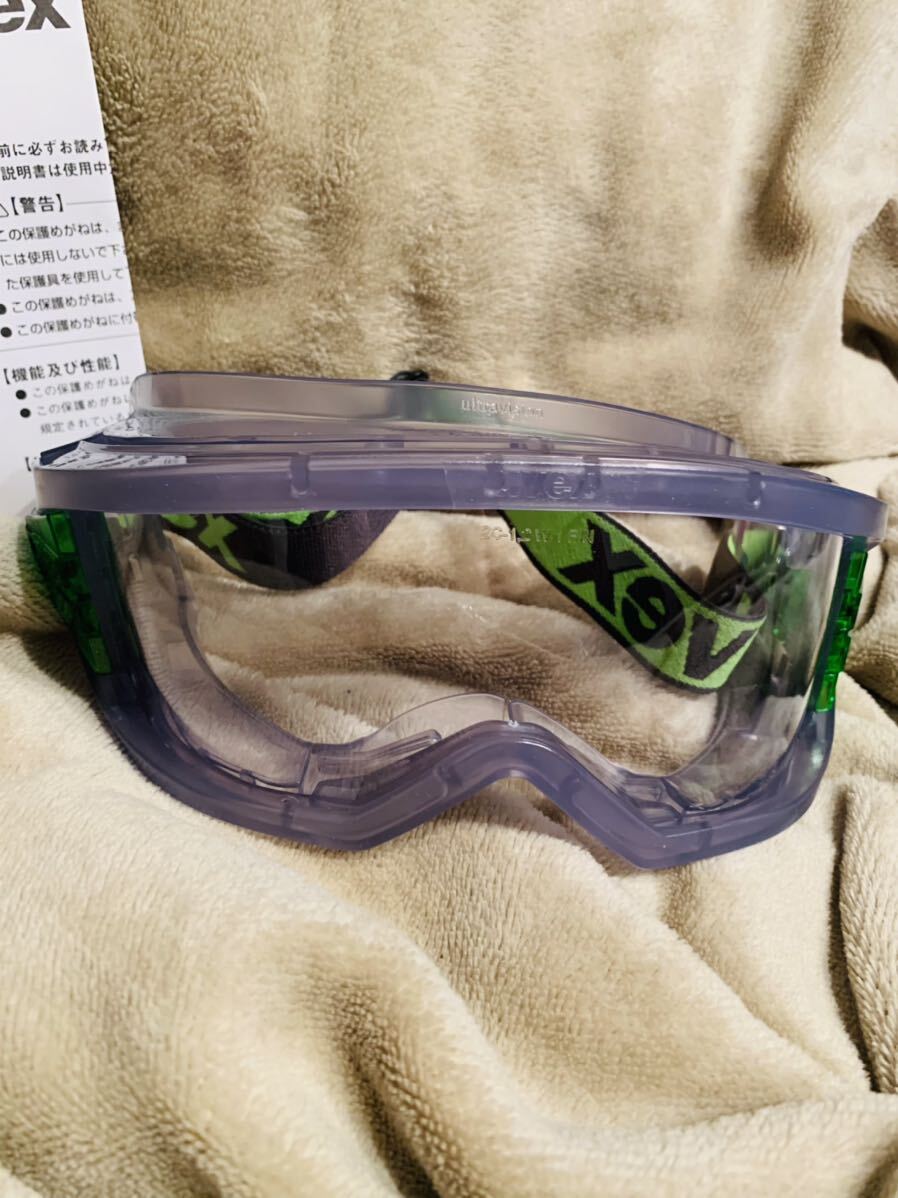 　ウベックス　防塵メガネ ゴーグル型　X9301905 保護メガネ　安全メガネ_画像2