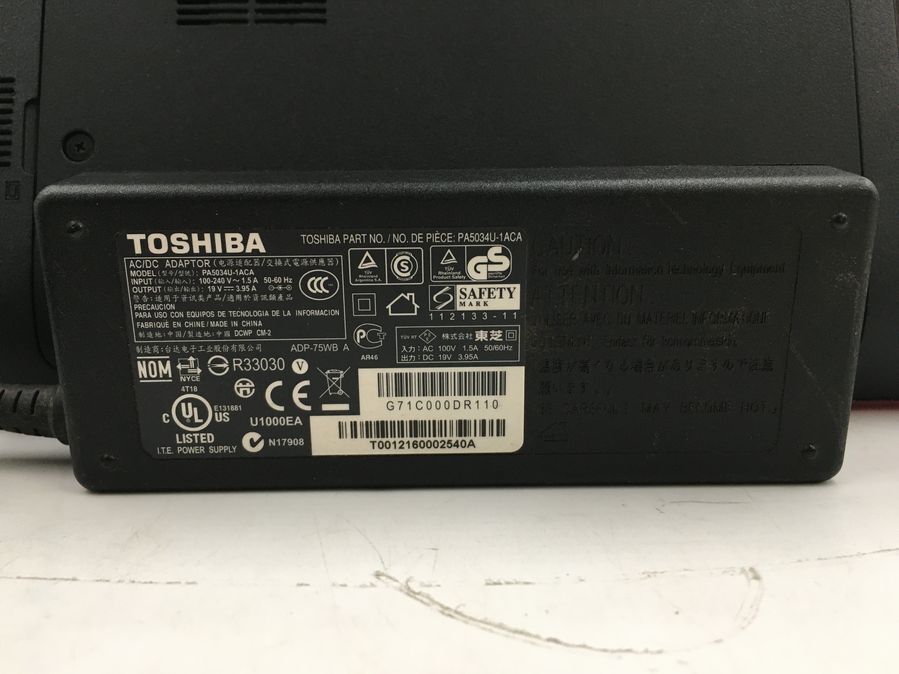 TOSHIBA/ノート/HDD 750GB/第3世代Core i7/メモリ4GB/4GB/WEBカメラ有/OS無-240327000882414_付属品 1