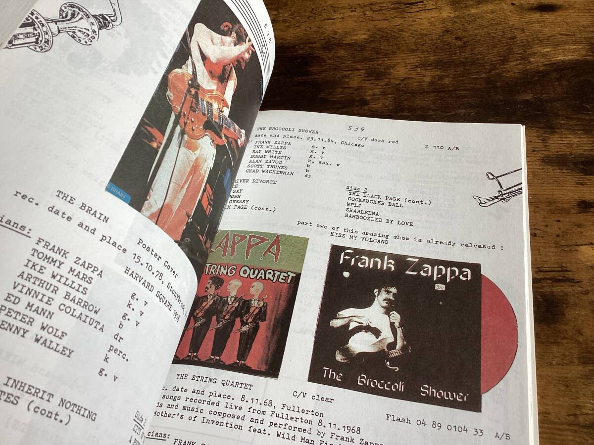フランクザッパ/FRANK ZAPPA/全4冊揃い/限定2000部/シリアル フランクザッパ/FRANK ZAPPA/全4冊揃い/限定2000部/シリアル
