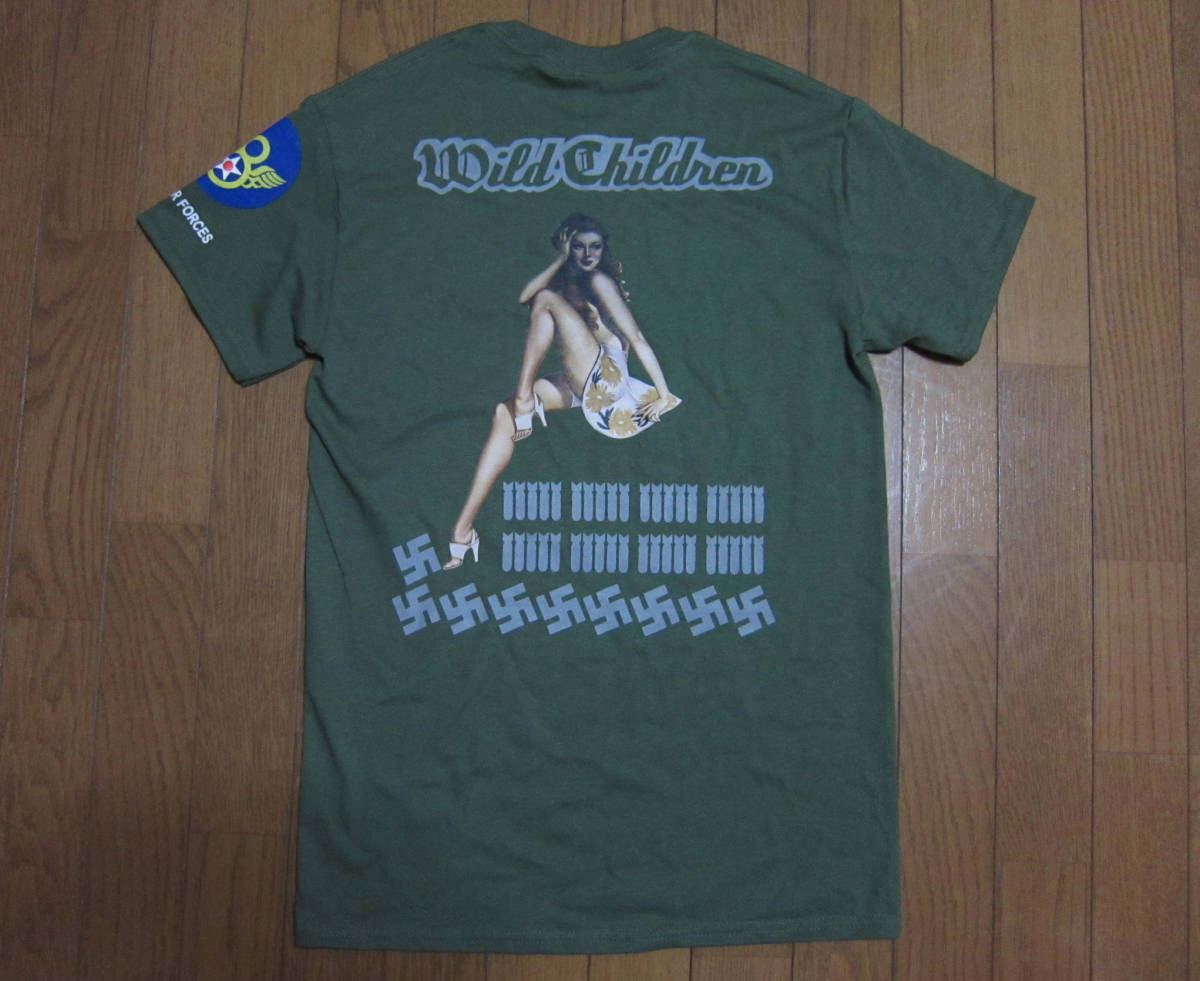 フライトジャケット Tシャツ Wild Children　ワイルドチルドレン　　　01_画像5