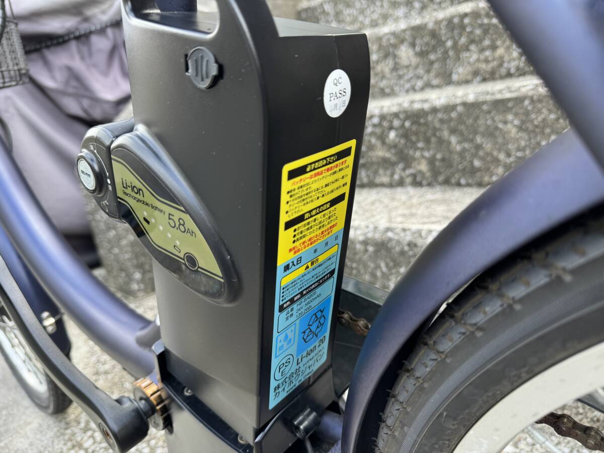 * electromotive bicycle safe SUISUI brand battery new goods (33000 jpy corresponding ) last year replaced *