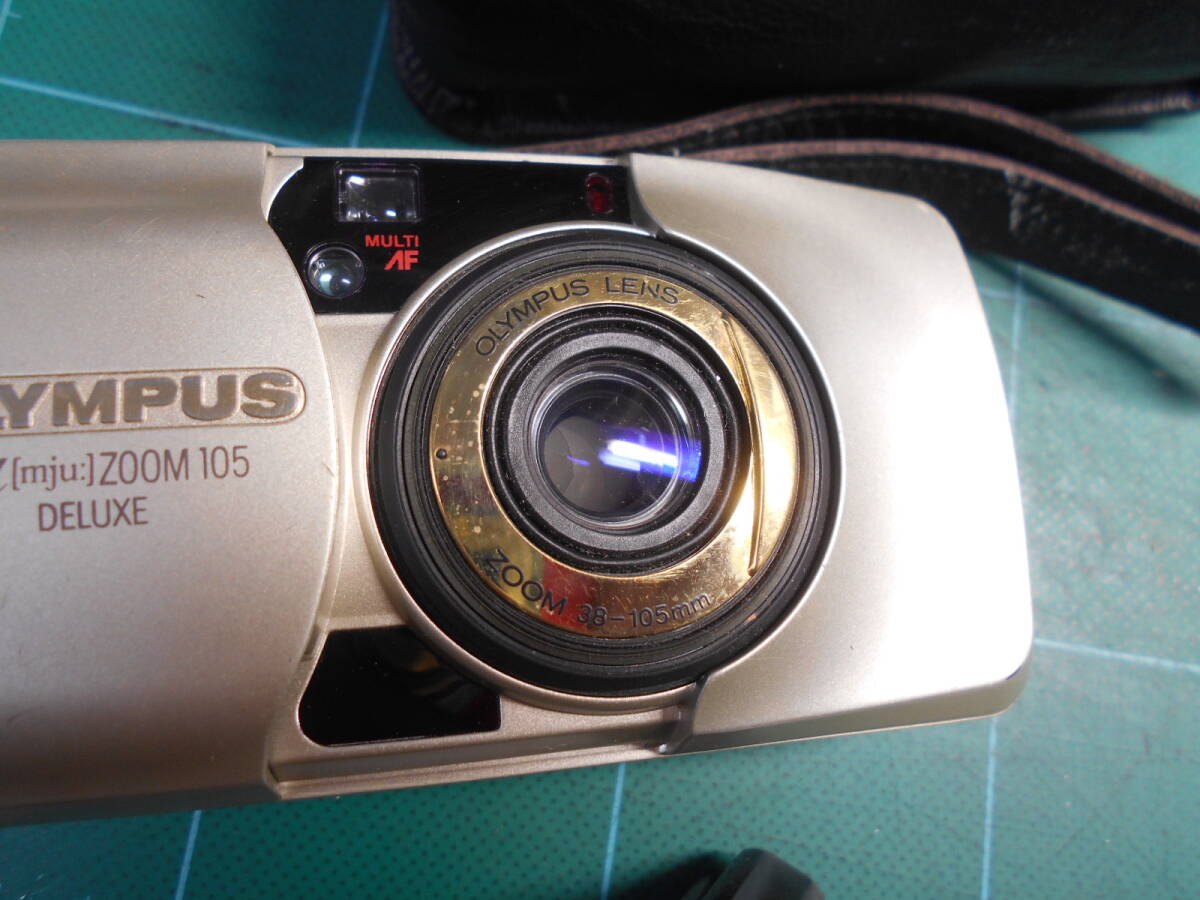 未検査ジャンク扱い●フィルムカメラ OLYMPUS μZOOM 105 DELUXEの画像2