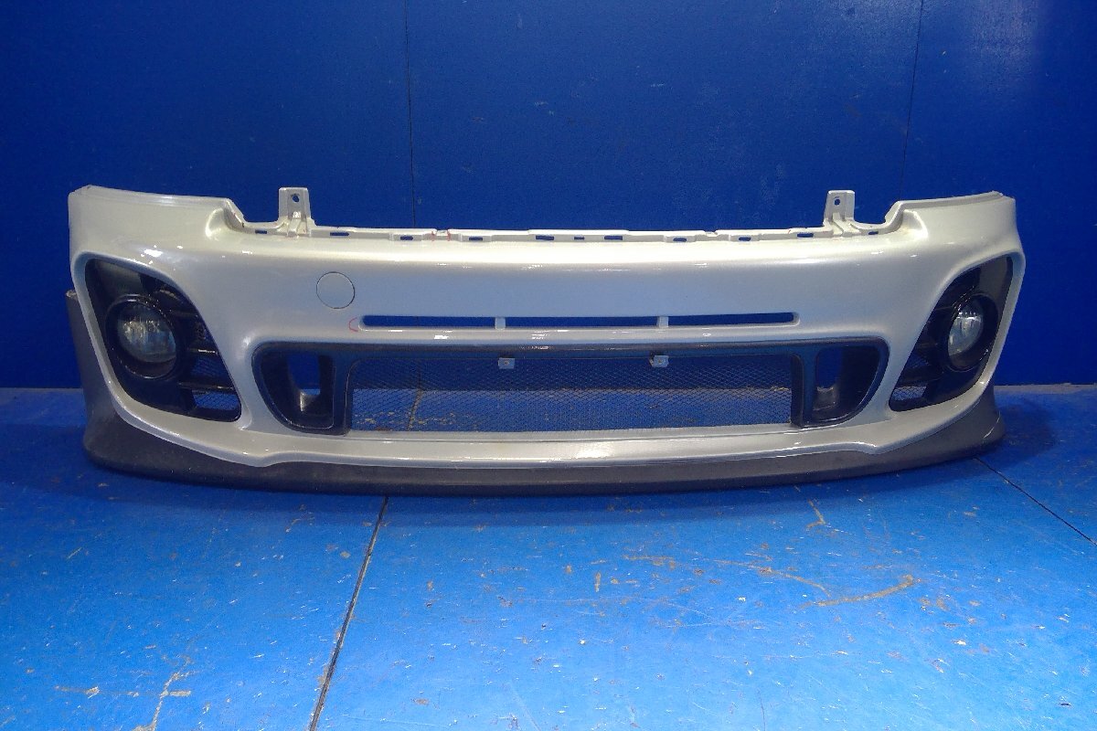 (H)BMW MINI/ Mini Cooper /MF16S/R56 FRPga ruby noGARBINO front bumper white /A26 after market [ private person sama home delivery un- possible ][2402029]