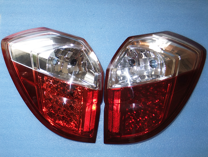 BP型 レガシィ LEDテール ランプ ライト 左右 レッド/クリア 社外 HANABI製 ハナビ リア ブレーキ カスタム 加工 BP5ツーリング ワゴンの画像1