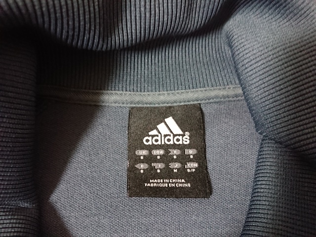 アディダス　adidas　ジャケット　ブルーグレー　サイズ　S_画像5