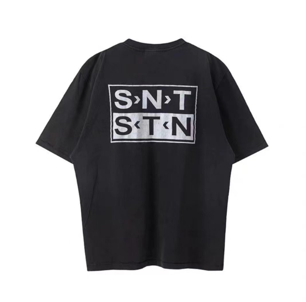 SAINT MICHAEL Mxxxxxx T-SHIRT 半袖 Tシャツ ブラック M 中古 TN 1の画像2