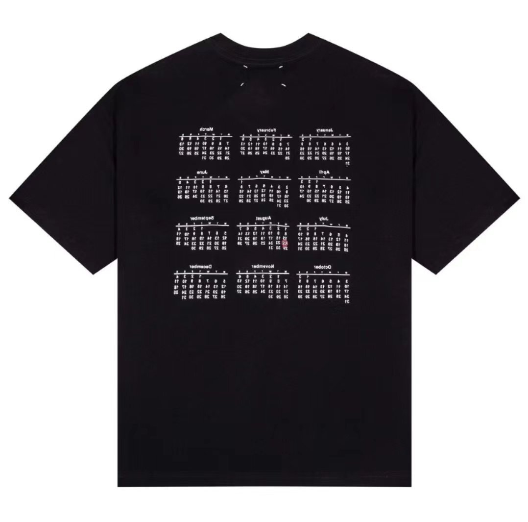 Maison Margiela メゾン マルジェラ Numbers T-shirt 半袖 Tシャツ ブラック M 中古 TN 1の画像2