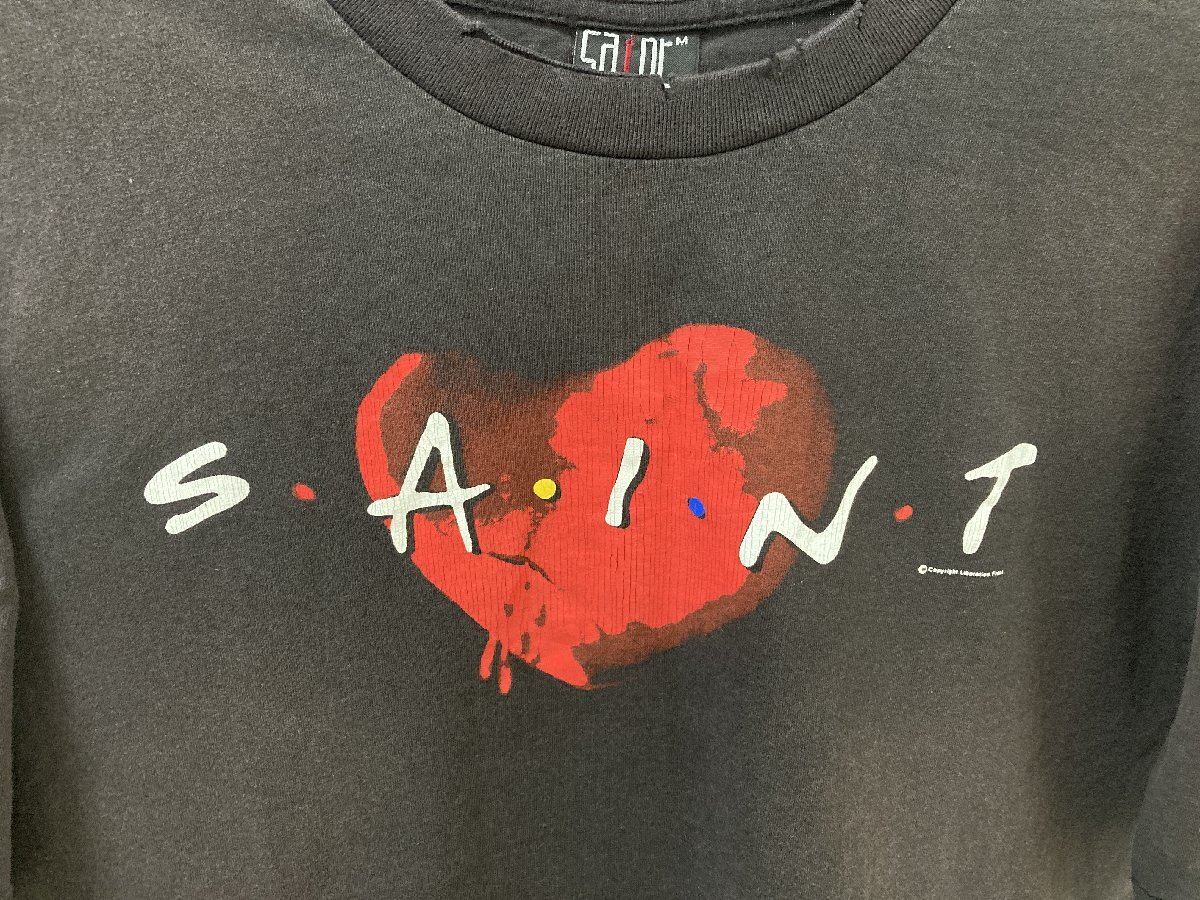 SAINT MICHAEL セントマイケル ハート TEE T-SHIRT 半袖 Tシャツ M 中古 TN 1_画像2