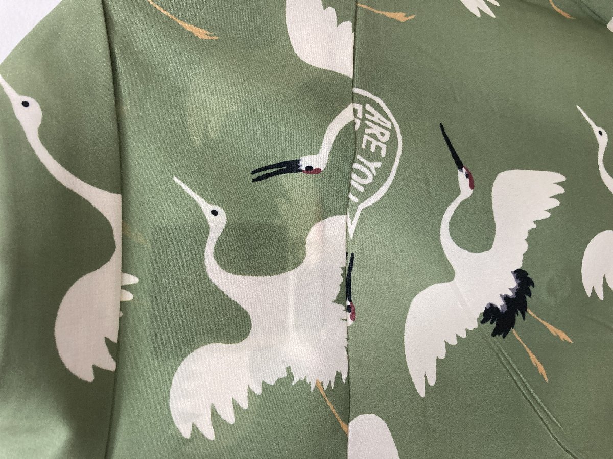 VISVIM ヴィズヴィム CROSBY SHIRT S/S HIKAKU LT.GREEN 半袖 シャツ サイズ２ 中古 TN 1_画像5