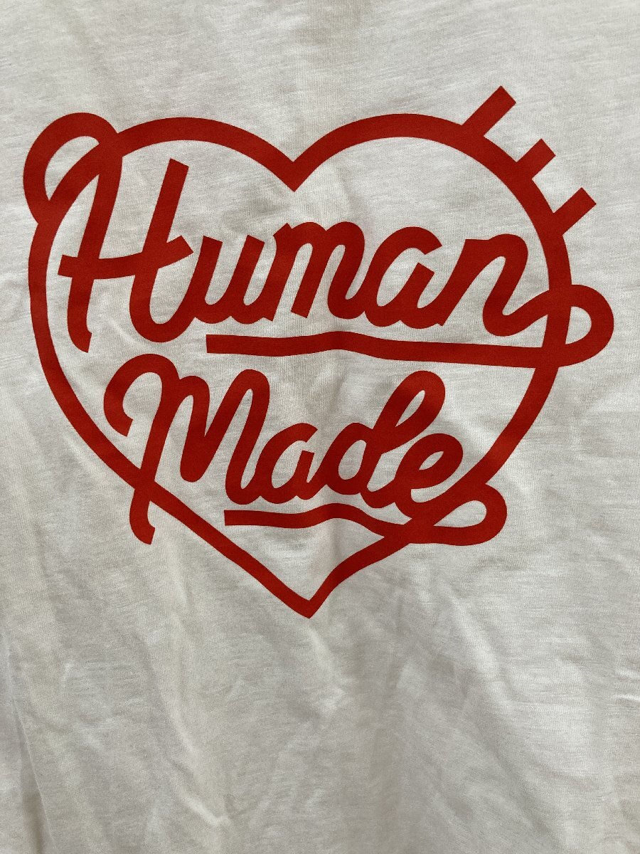 HUMAN MADE ヒューマンメイド HUMAN MADE 2023SS HEART BADGE T-SHIRT 半袖 Tシャツ ホワイト M 中古 TN 1の画像2