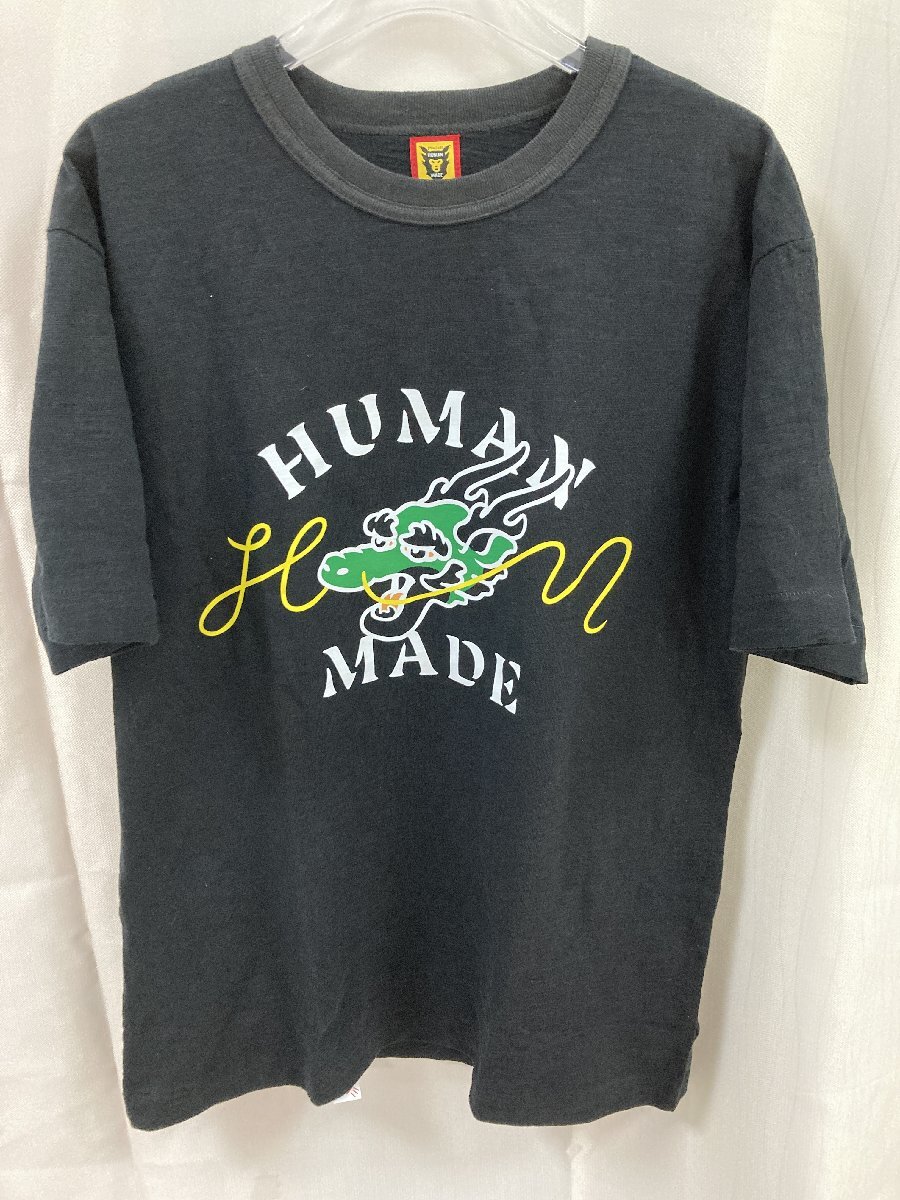 HUMAN MADE ヒューマンメイド T-SHIRT 半袖 Tシャツ GRAPHIC ブラック M 中古 TN 1の画像1