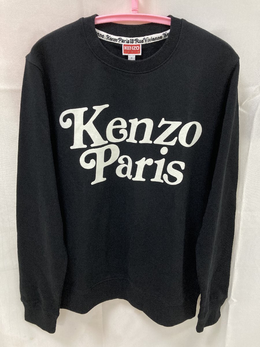 KENZO x VERDY フロックロゴ スウェットシャツ 中古 M TN 1_画像1