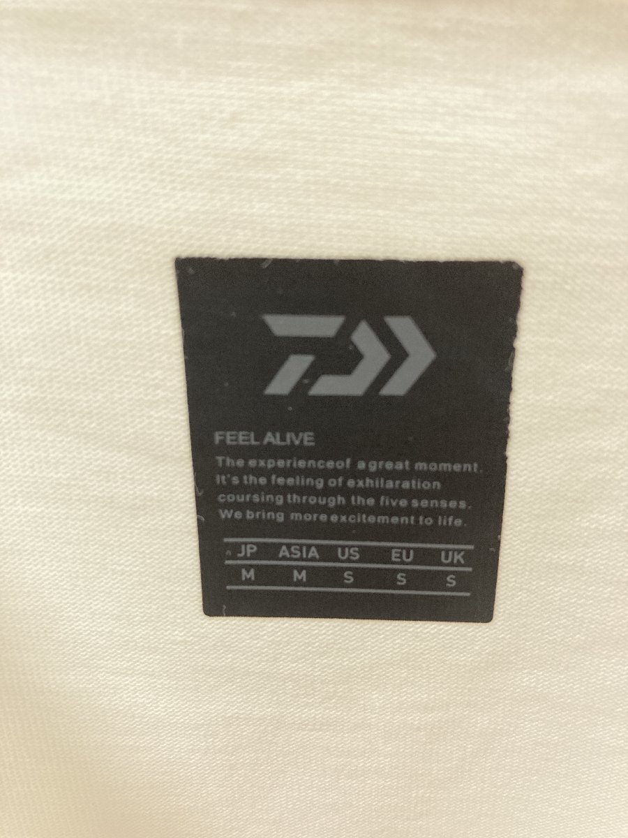 DAIWA PIER39 × ENNOY Tech Drawstring Tee 半袖 Tシャツ ホワイト M 中古 TN 1の画像3